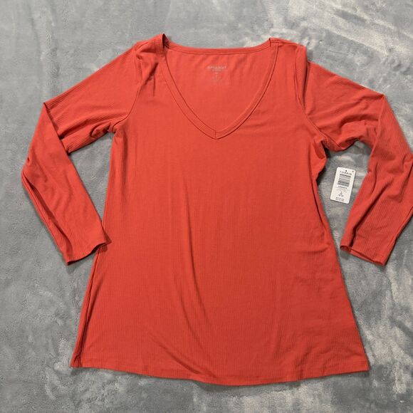 Torrid Ribbed V-Neck Top - Picture 2 of 3